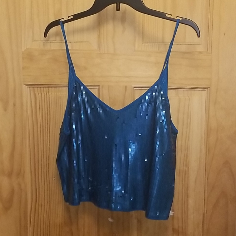 Sequins crop top